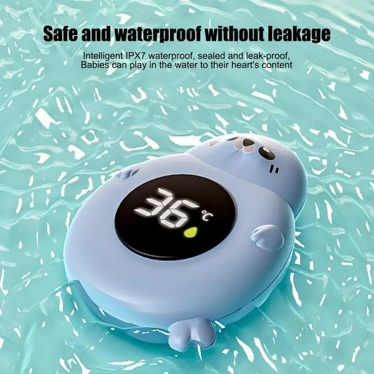 Digital Bath Thermometer with LED Display - Temperature Monitor