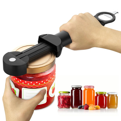 Multifuction Magnetic Can Opener for Weak Hands and Seniors with Arthritis