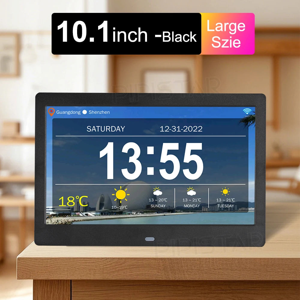 Dementia Clock Time Date Weather Forecast Smart Desktop Clock