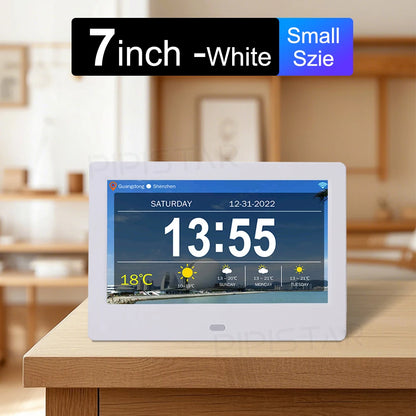 Dementia Clock Time Date Weather Forecast Smart Desktop Clock