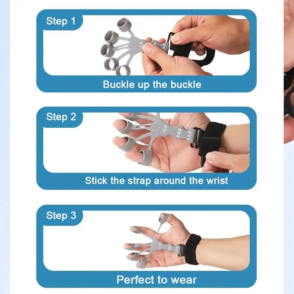 Hand Grip 5 Finger Exerciser Strength