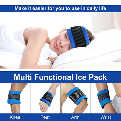 Gel Ice Packs With Elastic Strap