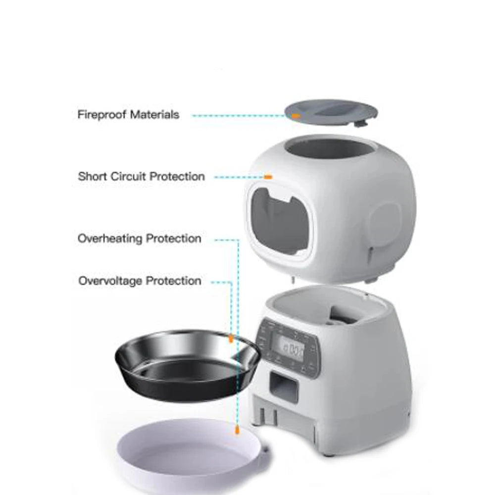 3.5L Automatic Pet Feeder Smart Food Dispenser