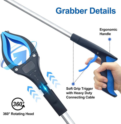 Foldable Garbage Reacher Grabber Pick Up Tools
