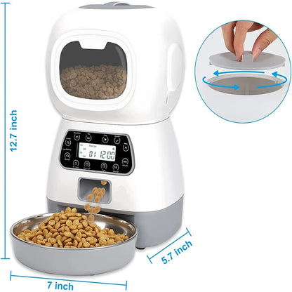 3.5L Automatic Pet Feeder Smart Food Dispenser