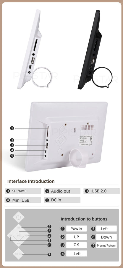 Dementia Clock Time Date Weather Forecast Smart Desktop Clock