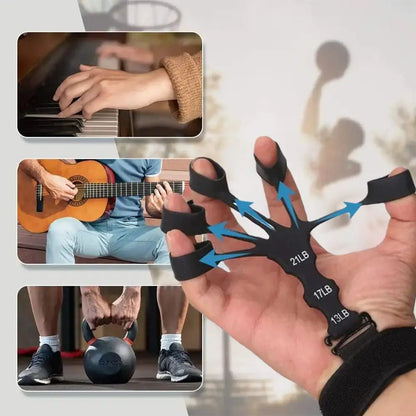 Hand Grip 5 Finger Exerciser Strength