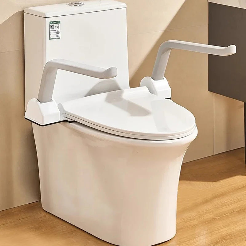 Raised Toilet Seat support  arm grabs
