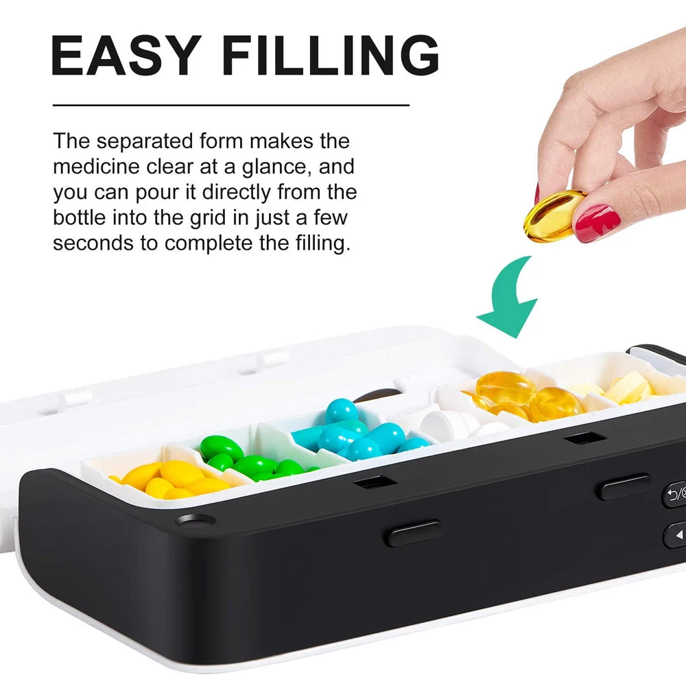 Pill Dispenser with Alarm