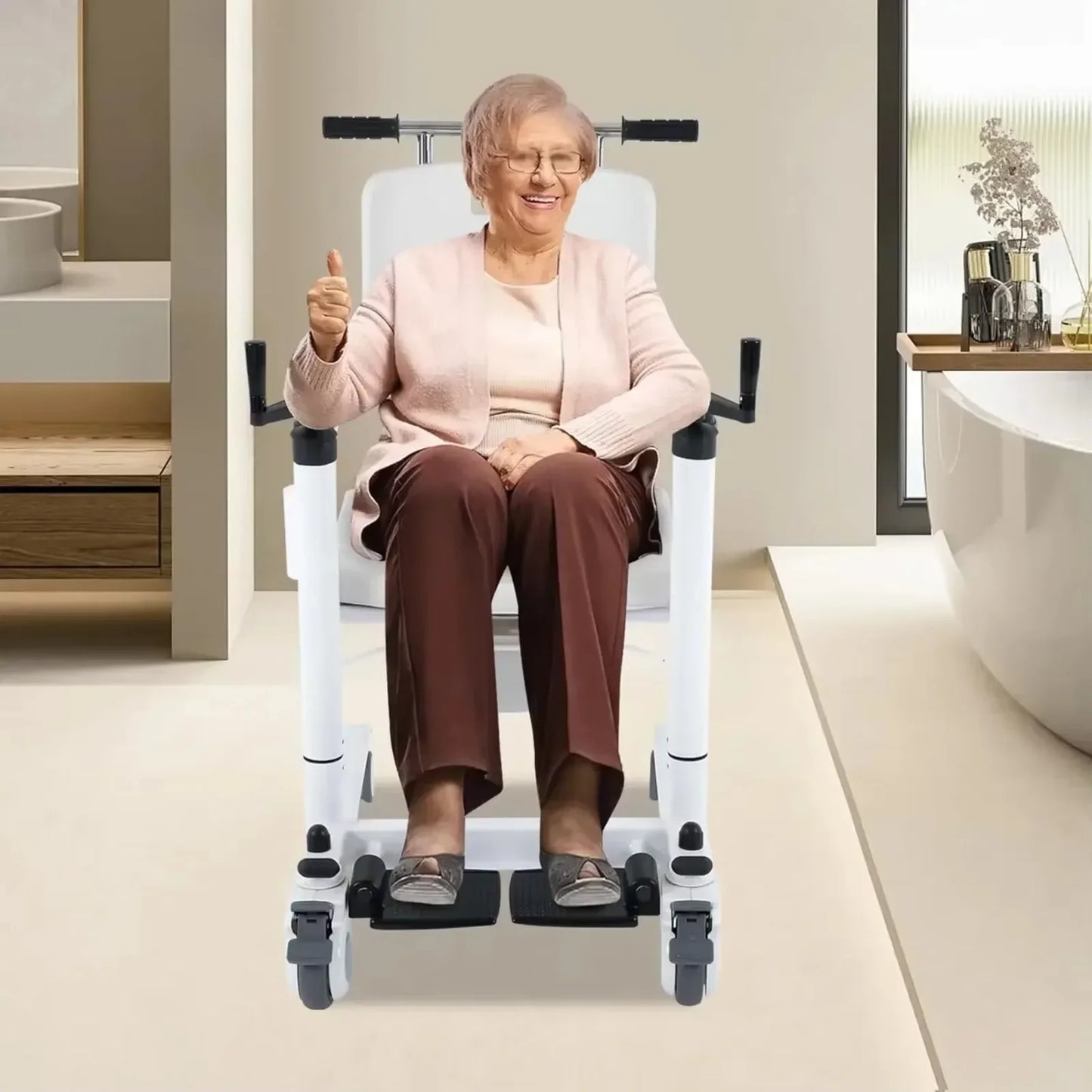 Elderly/Disabled Toilet Wheelchair