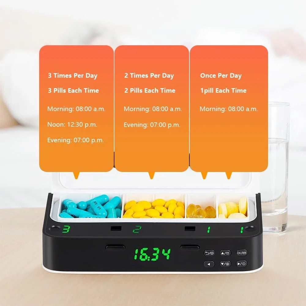 Pill Dispenser with Alarm
