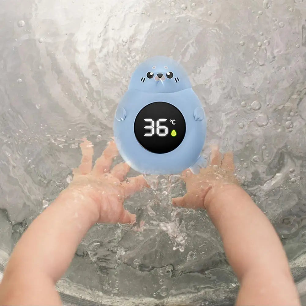 Digital Bath Thermometer with LED Display - Temperature Monitor