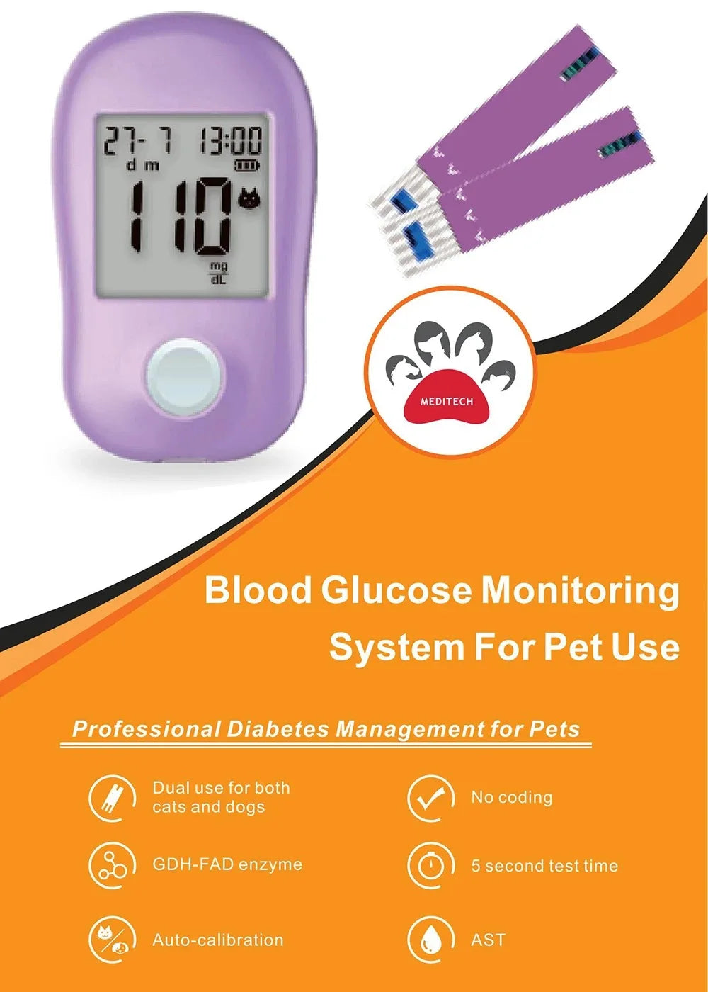 Blood Glucose Monitor For Pets
