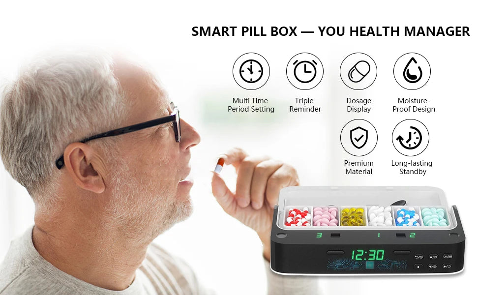 Pill Dispenser with Alarm