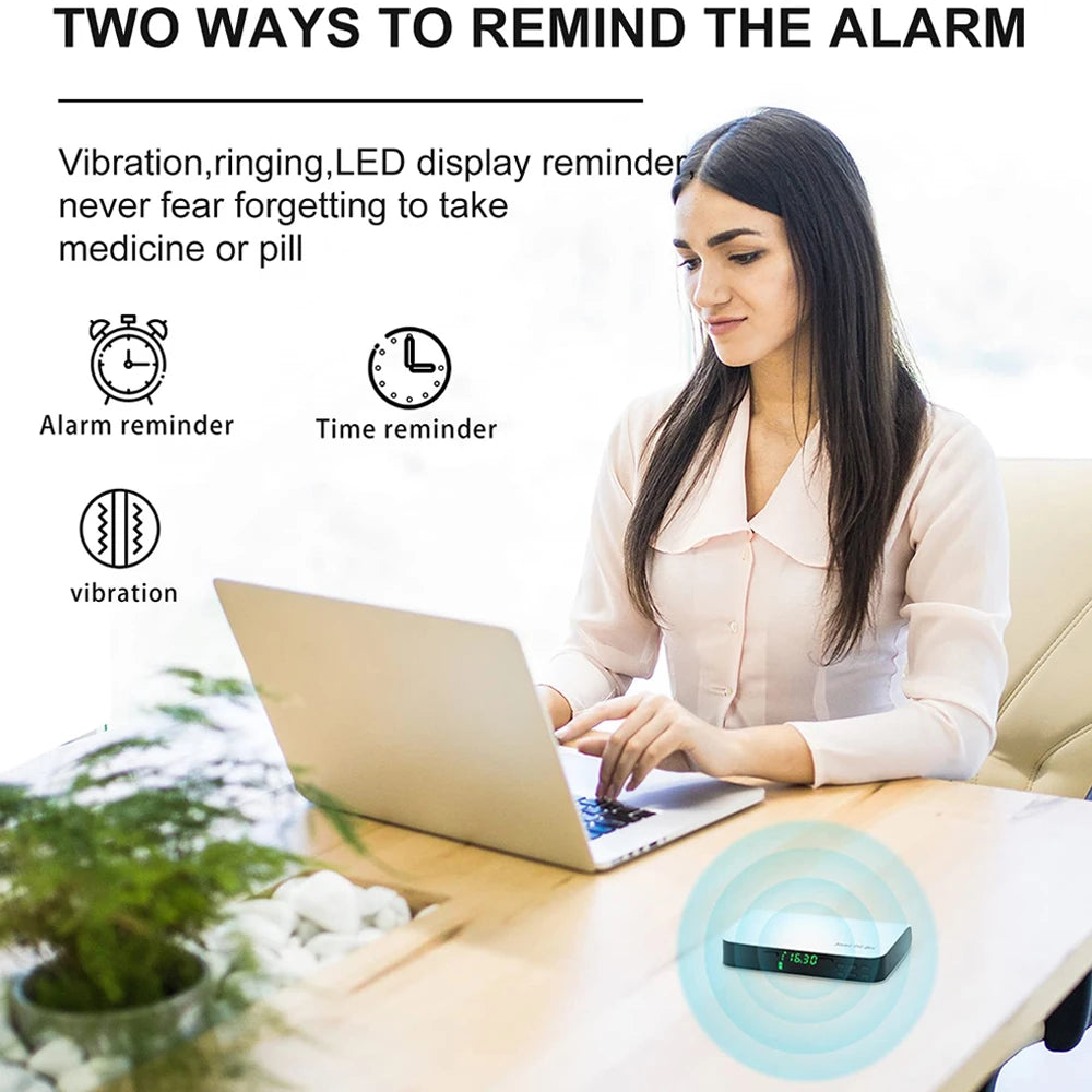 Pill Dispenser with Alarm