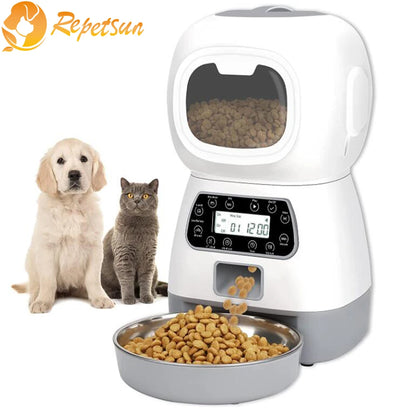 3.5L Automatic Pet Feeder Smart Food Dispenser