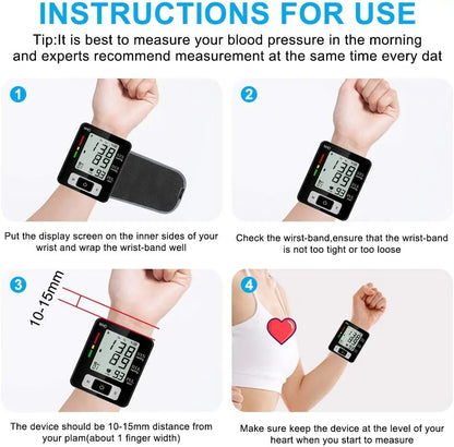 Medical Blood Pressure-Wrist Cuff monitor