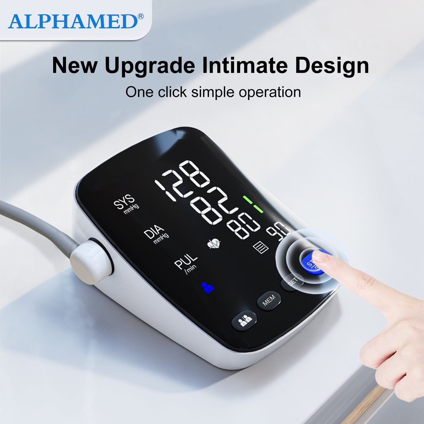 Digital Curved Screen High Precision Home BP monitor